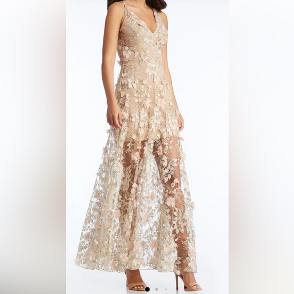 Dress the Population Dresses & Skirts - 🪷🤍DRESS THE POPULATION SIDNEY A-LINE ANKLE GOWN🤍🪷